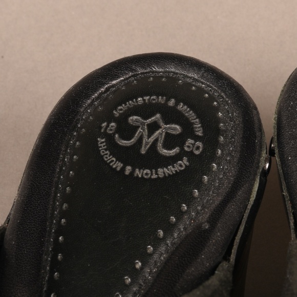 JOHNSTON & MURPHY Womens Leather Braided Clogs - Picture 4 of 10